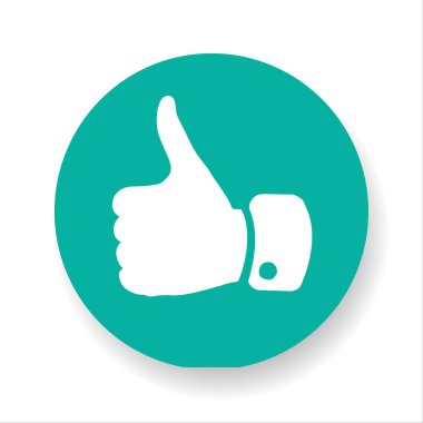 Simge sembolü vektörü gibi. beyaz arkaplan