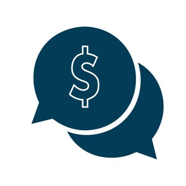 İleti parası, doku arka planında en iyi vektör düz simgesi, EPS