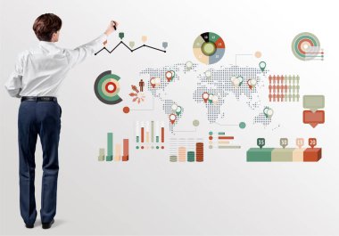 işadamı poster ile büyüme grafik arıyorsunuz