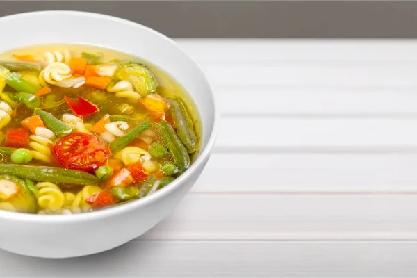 Sopa de legumes isolada — Fotografia de Stock