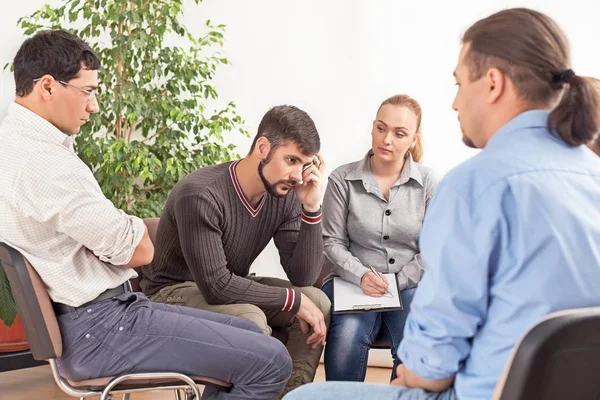 Leden van de steungroep — Stockfoto