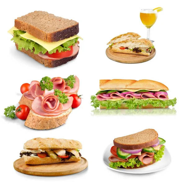 Sandwich proaspăt gustos — Fotografie, imagine de stoc