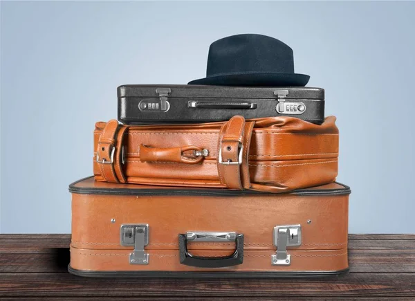 Stack of Old suitcases