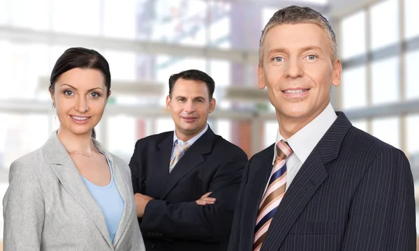 Portrait of Business people  at meeting — Stock Photo, Image