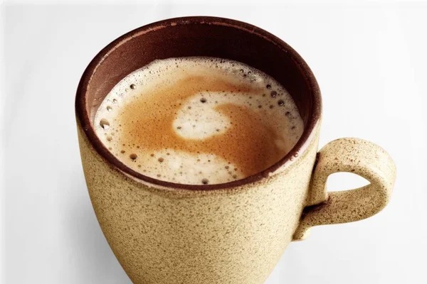 Latte kávé elszigetelt — Stock Fotó