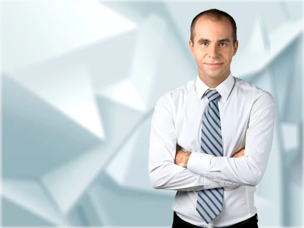 Confident handsome  businessman — Stock Photo, Image