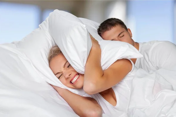 Young  couple sleeping — Stock Photo, Image