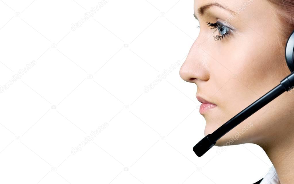 Woman Call Center operator