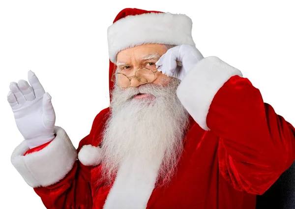 Retrato de santa claus sorridente — Fotografia de Stock