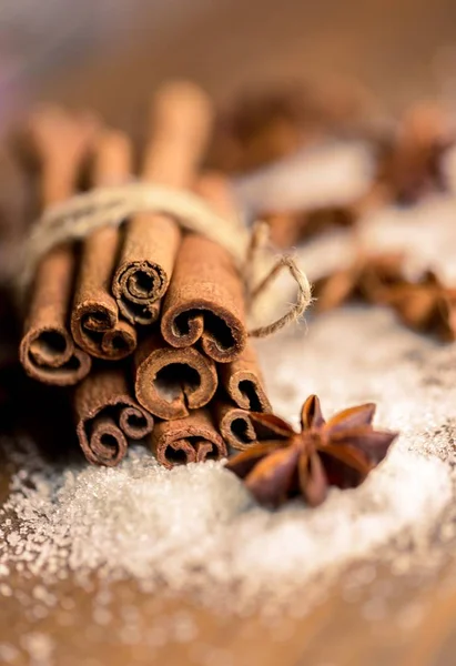 Bando de paus de canela — Fotografia de Stock