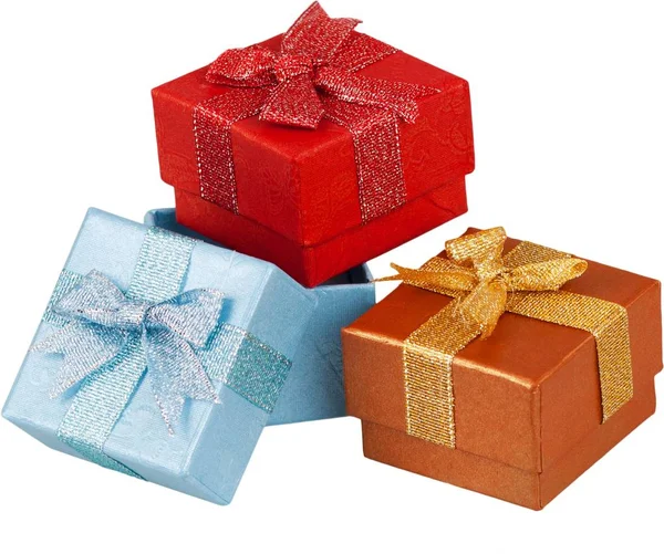Niedliche Geschenkboxen — Stockfoto