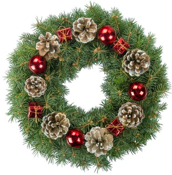 Christmas decorative wreath — Stock Photo, Image