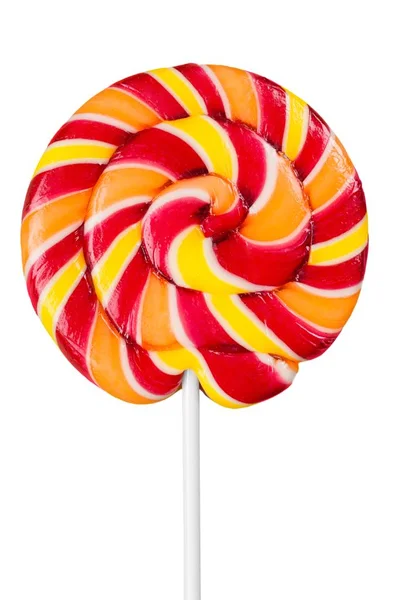 Spiral lollypop på pinne — Stockfoto