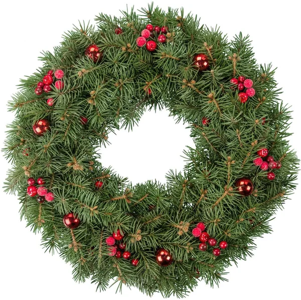 Christmas decorative wreath — Stock Photo, Image