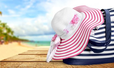 Yaz plaj renkli çanta