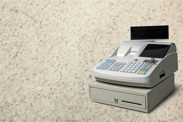 Cash register with LCD display — Stock Photo, Image