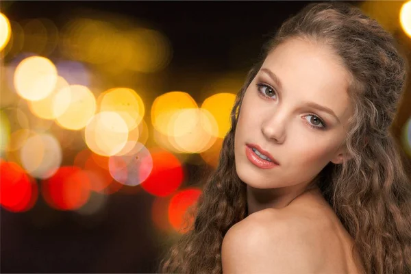 Young woman with make-up — Stock Photo, Image