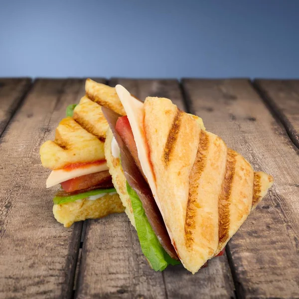Verse smakelijke sandwiches — Stockfoto