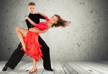 Salsa dans kadın ve erkek