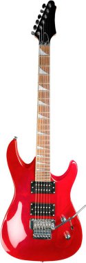 Kırmızı gitar Close-Up