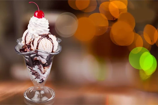 おいしいアイスクリームデザート — ストック写真
