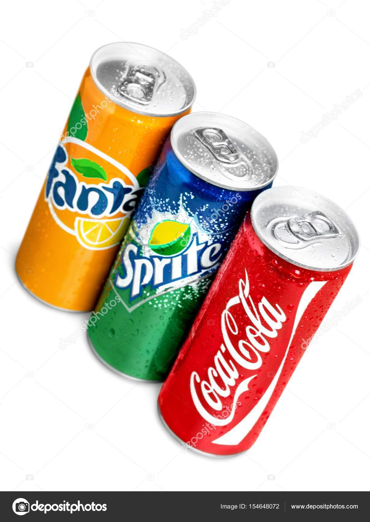 Coca Cola, Fanta und Sprite Dosen — Redaktionelles Stockfoto ©  billiondigital #154648072