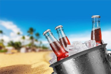 Soğuk bira şişesi