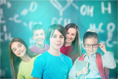 Dostu okul çocukları 