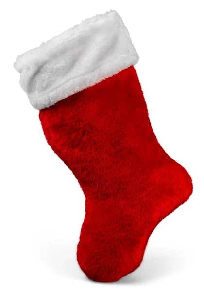 Kırmızı Noel Çorabı — Stok fotoğraf