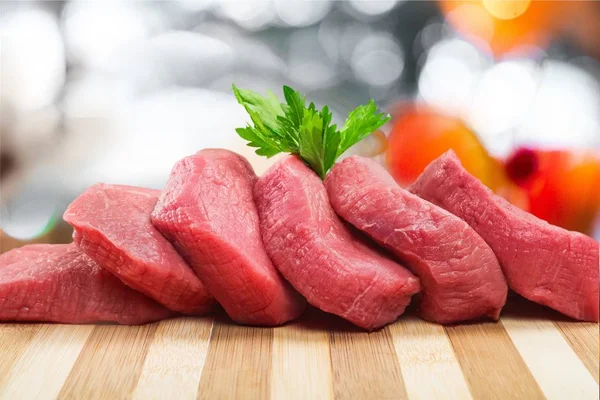 Fundo fresco de carne crua — Fotografia de Stock