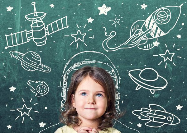 beautiful girl dreamer