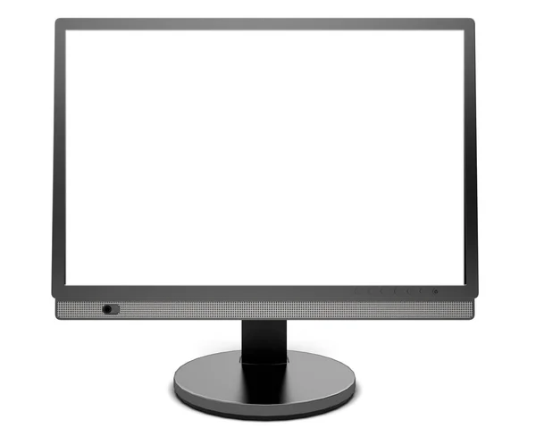 Computer monitor on table — Stock Photo, Image