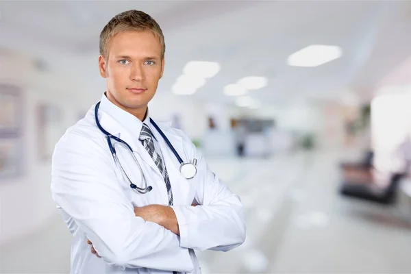 Handsome doctor portrait — Stock Photo, Image