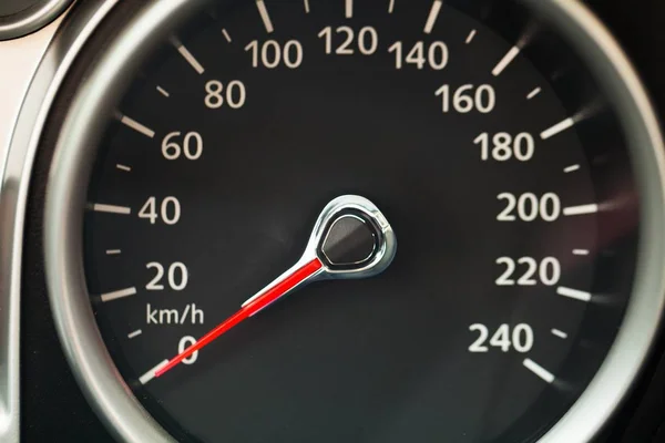 Hastighetsmätare närbild — Stockfoto