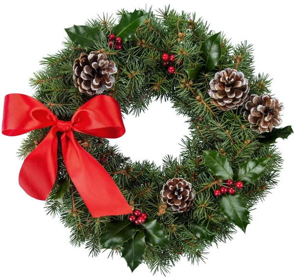 Christmas decorative wreath — Stock Photo, Image