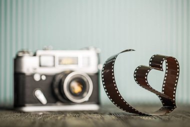 bulanık eski vintage fotoğraf makinesi