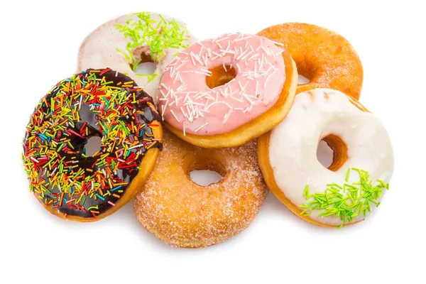 Heerlijke geglazuurde donuts — Stockfoto