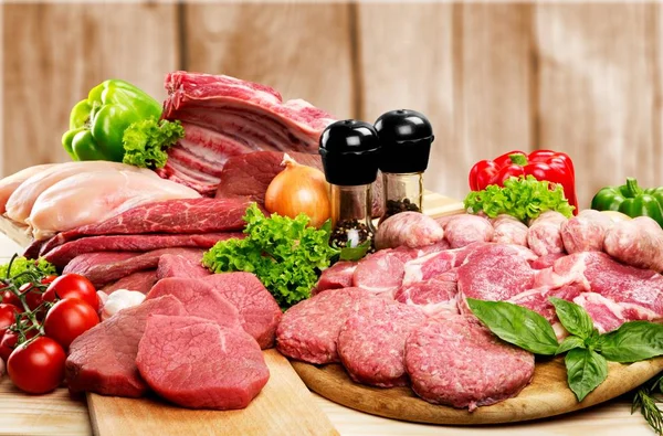 Frescura Colecção de carne — Fotografia de Stock