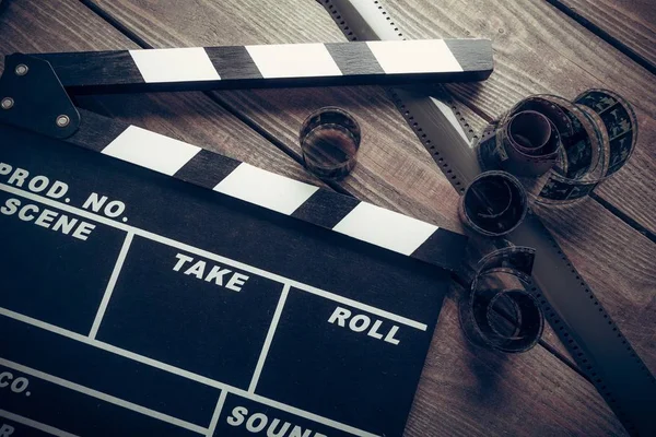 Movie clapper template — Stock Photo, Image