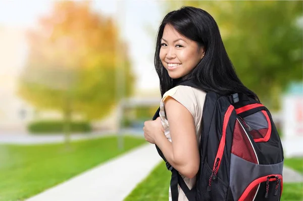 Young asian female student — Stock Photo, Image