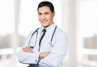 yakışıklı doktor portresi 