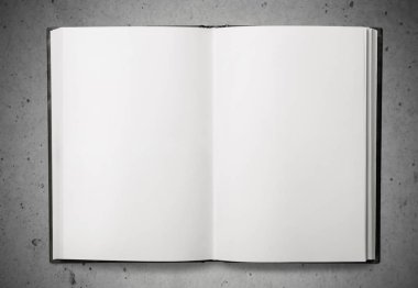 arka plan üstünde boş defter