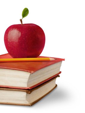 Renkli kitap yığını