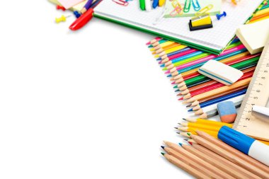 Okul Kırtasiye kompozisyon 