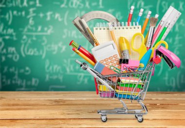 Okul Kırtasiye kompozisyon 