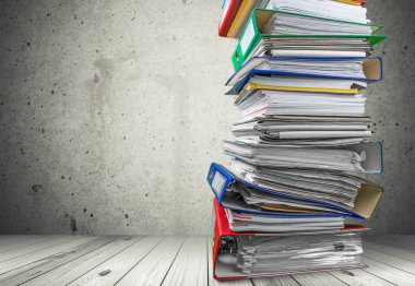 dosya klasörler belgeleri ile 