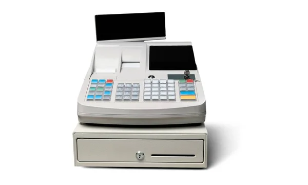 Cash register with LCD display — Stock Photo, Image