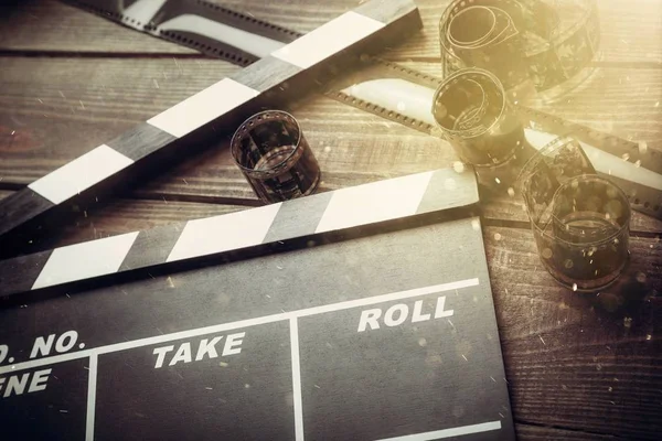 Movie clapper template — Stock Photo, Image