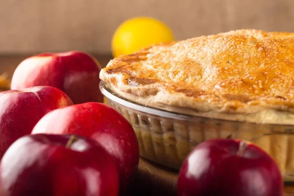 Délicieuse tarte aux pommes — Photo