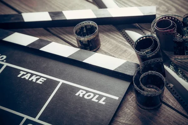 Movie clapper template — Stock Photo, Image